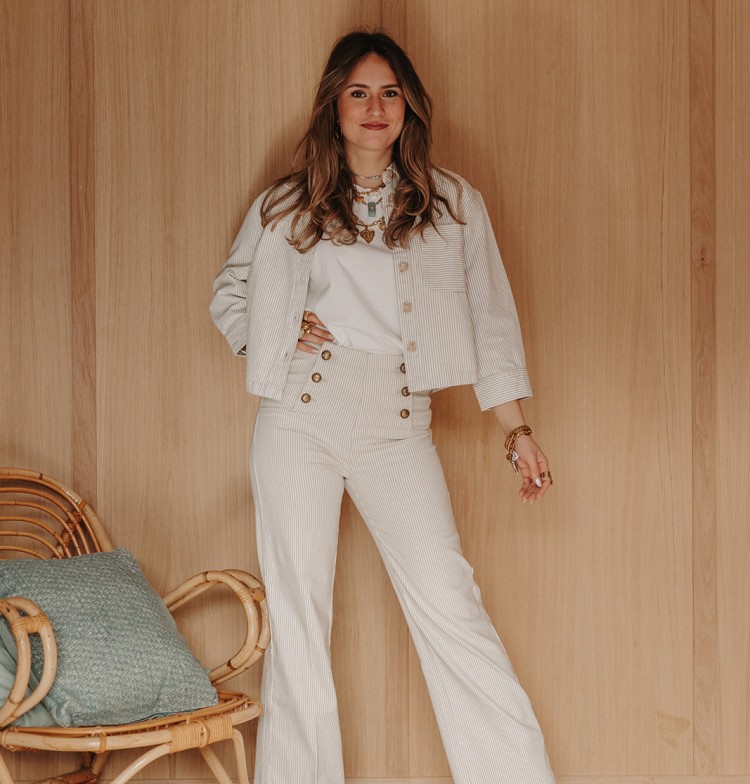 #LOOK 1 - Rayures et confort