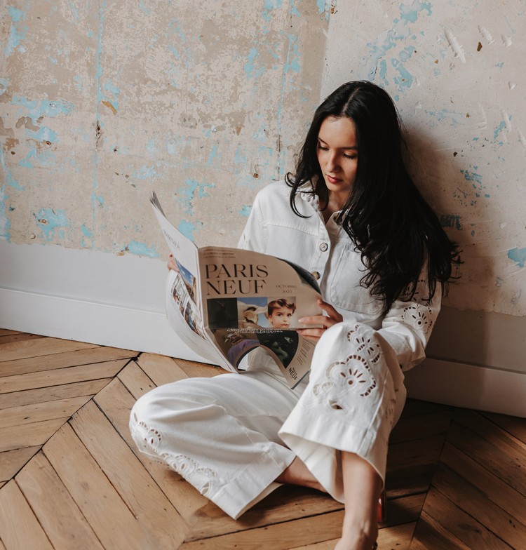 #4 - L’ensemble denim blanc : la fraîcheur absolue