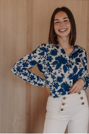 Indigo Ecru