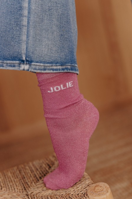 Zoom sur les chaussettes posées. Zoom sur les chaussettes posées.
