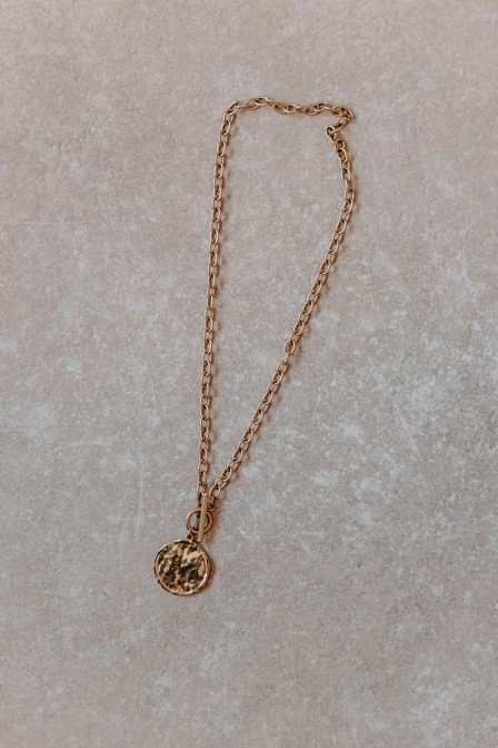 Zoom sur le collier posé.